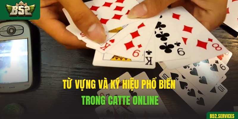Từ vựng và ký hiệu phổ biến trong Catte online