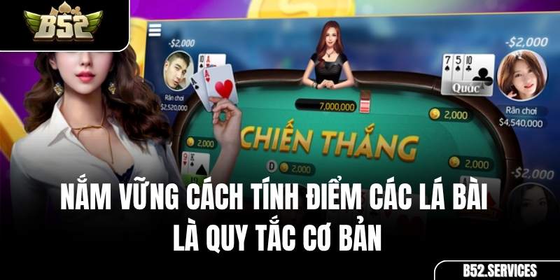 Cách tính điểm các lá bài J, Q, K và Át (Xì) trong game Xì Dách