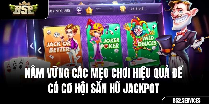 Chiến thắng với tay bài Thùng hoặc Sảnh trong game Mini Poker B52
