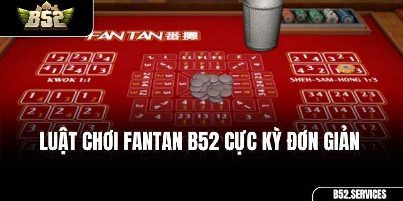 Người chia bài đang dùng que tre đếm hạt cúc để xác định kết quả ván Fantan